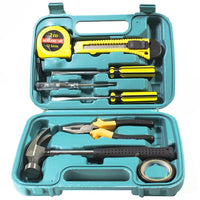 8 PCS Professional Tool Set with Storage Box | YL-8009A Model |  Durable Home Repair & DIY Toolkit |  Organized Plastic Storage Box