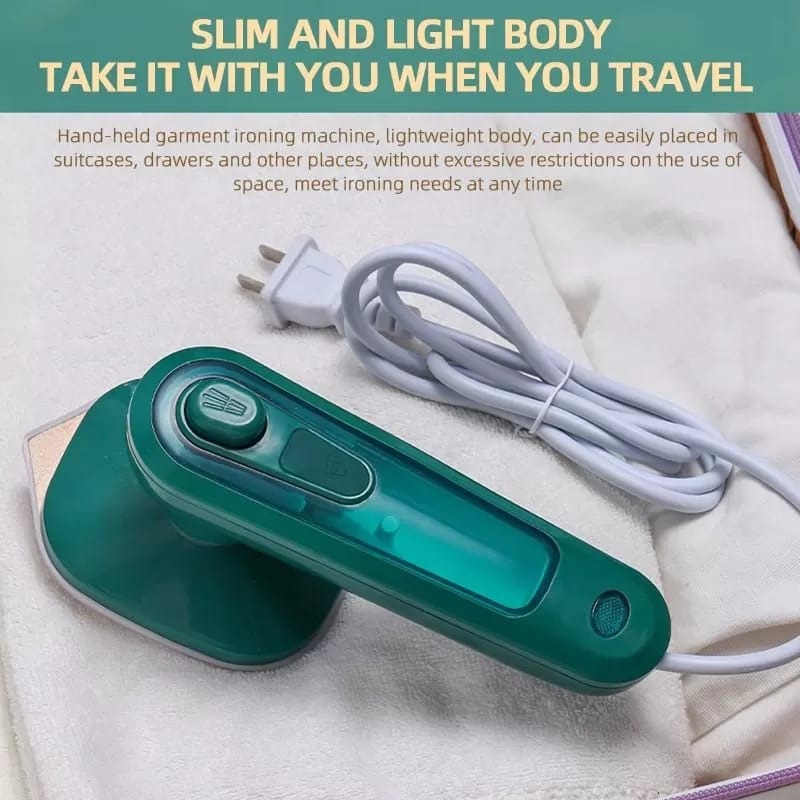 Professional Micro Steam Iron – Portable 2-in-1 Dry & Wet Handheld Garment Steamer