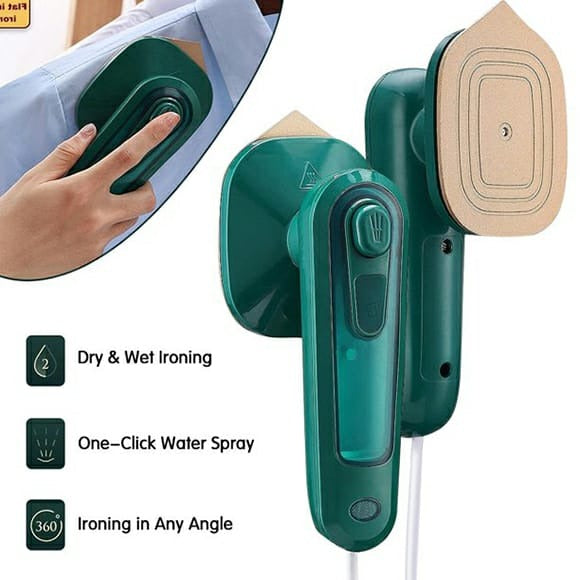 Professional Micro Steam Iron – Portable 2-in-1 Dry & Wet Handheld Garment Steamer