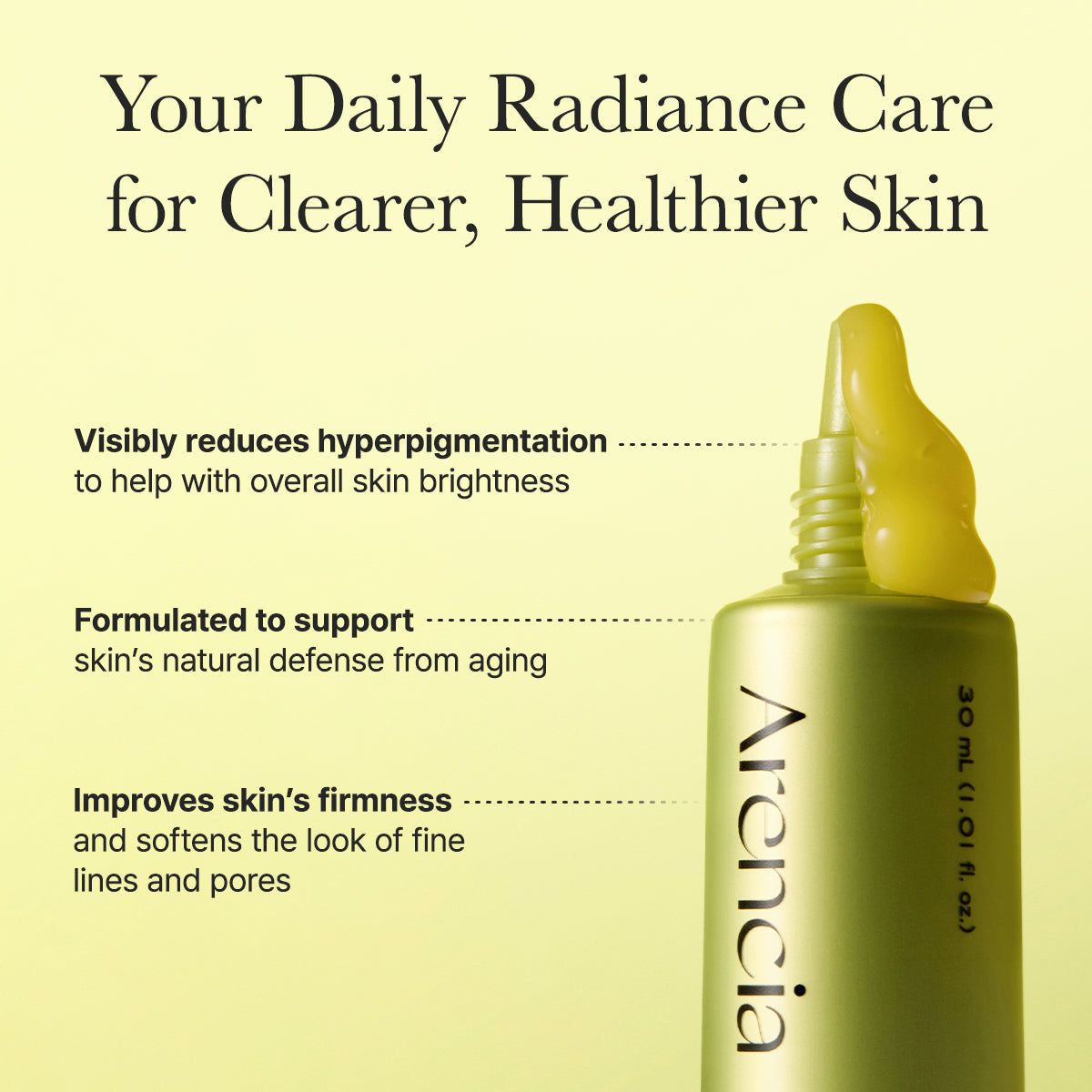 Arencia Vitamin C Booster Shot – Brightening & Daily Skincare Serum, 30ml