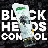 Face Wash | Chando Naturals Charcoal Blackheads Control Face Wash 100ml Daily Cleanser for Oily and Combination Skin