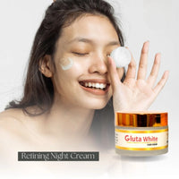 Gluta White Day & Night Cream | Whitening Anti-Aging Hydrating 50g Face Care