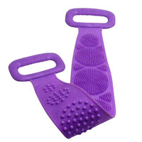 Magic Silicone Brushes Bath Towels | Rubbing Back Mud Peeling Body Massage Shower Extended | Scrubber Skin Clean Brushes Bathroom