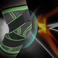 Adjustable 3D Knee Support Band with Patella Gel Pad & Anti-Slip Grip