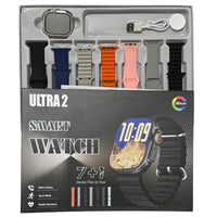 Ultra 2 Smart Watch 7 Straps Edition | Bluetooth Call Fitness & Health Tracker