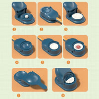 2-in-1 Dumpling & Samosa Maker | Mini Manual Tortilla & Dough Press | Random Colors