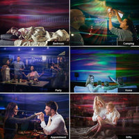 A7 LED Starry Projection Light with Remote Control | USB Galaxy Night Lamp