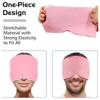 Headache Relief Gel Cap Hot Cold Therapy | Migraine, Tension & Puffy Eyes Relief