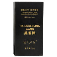 Brown Temporary Hair Color Stick | Long-Lasting Gray Coverage Hair Touch-Up Wand | 20g