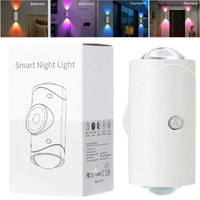 LED Night Light with Motion Sensor | Rechargeable Wireless Wall Lamp | Dimmable Smart Night Light | Magnetic Indoor & Outdoor Wall Light