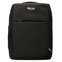 Slim Business Laptop Backpack | Lightweight Travel & Office Bag with Multi-Pockets | Black