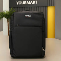Slim Business Laptop Backpack | Lightweight Travel & Office Bag with Multi-Pockets | Black