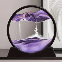Moving Sand Art Picture  | 3D Dynamic Deep Sea Sandscape with Display Stand | Random Color