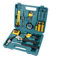 12-in-1 Home Tool Kit  | Multi-Purpose Household Repair Tool Set | Hardware Toolkit with Durable Storage Box